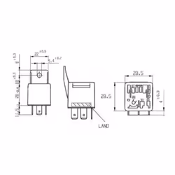 Relais BOSCH 0 332 019 157 - Vue supplémentaire 5