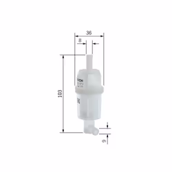 Filtre à carburant BOSCH 0 450 904 077 - Vue supplémentaire 6