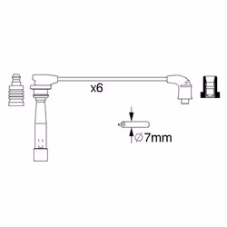 Faisceau d'allumage BOSCH 0 986 356 992 - Vue supplémentaire 6