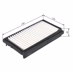 Filtre à air BOSCH 1 457 433 950 - Vue supplémentaire 7