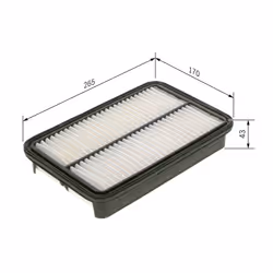 Filtre à air BOSCH 1 457 433 958 - Vue supplémentaire 7
