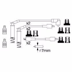 Faisceau d'allumage BOSCH 0 986 357 125 - Vue supplémentaire 6