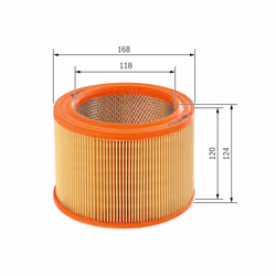 Filtre à air BOSCH 1 457 433 544 - Vue supplémentaire 7