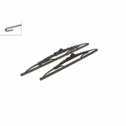 Balai d'essuie-glace BOSCH 3 397 001 472,, 425+380mm, Avant, 1 pièce