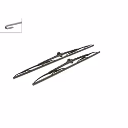 Balai d'essuie-glace BOSCH 3 397 001 725, Twin, 650+550mm, Avant, 2 pièce - Vue supplémentaire 4