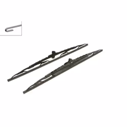 Balai d'essuie-glace BOSCH 3 397 118 451, Twin 575S, 575mm, Avant, 2 pièce - Vue supplémentaire 4