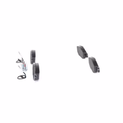 Jeu de plaquettes de frein BOSCH 0 986 424 455, avant