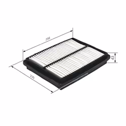 Filtre à air BOSCH 1 457 433 037 - Vue supplémentaire 7