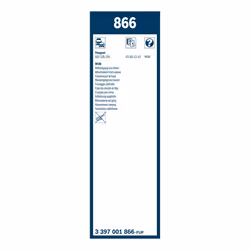 Balai d'essuie-glace BOSCH 3 397 001 866, Twin, 650+530mm, Avant, 2 pièce - Vue supplémentaire 6