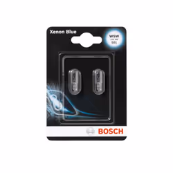 Ampoule secondaire BOSCH W5W Xenon Blue 12V/5W, 2 pièce