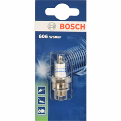Description générale La bougie d'allumage Bosch WSR6F est spécialement conçue pour les petits moteurs de jardin. Elle offre u ...