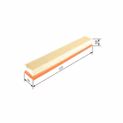 Filtre à air BOSCH 1 457 433 043 - Vue supplémentaire 7