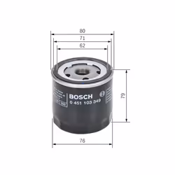 Filtre à huile BOSCH 0 451 103 349 - Vue supplémentaire 6