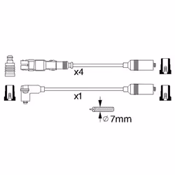 Faisceau d'allumage BOSCH 0 986 356 304 - Vue supplémentaire 6