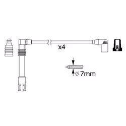 Faisceau d'allumage BOSCH 0 986 356 305 - Vue supplémentaire 6