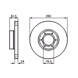 Disque de frein BOSCH 0 986 478 745 avant, ventilé, à haute teneur en carbone, 1 pièce - Vue supplémentaire 7