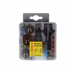 Jeu d'ampoules BOSCH H7/H1 Maxibox +P21W T4W PY21W P21/5W W5W 2x10A 1x15A 1x20A