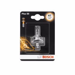 Ampoule halogène BOSCH H7 Plus 50% 12V, 55W, 1 pièce