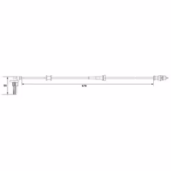 Capteur, vitesse de roue BOSCH 0 265 007 533 droite - Vue supplémentaire 6