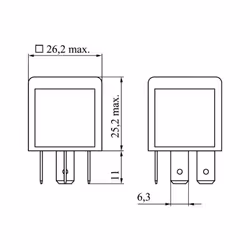 Relais BOSCH 0 986 332 022 - Vue supplémentaire 6