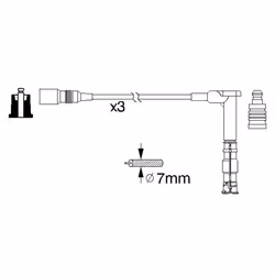 Faisceau d'allumage BOSCH 0 986 356 316 - Vue supplémentaire 5