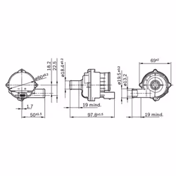 Pompe à eau auxiliaire BOSCH 0 392 023 004 - Vue supplémentaire 8