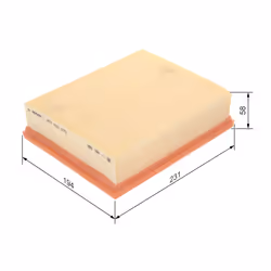 Filtre à air BOSCH 1 457 433 075 - Vue supplémentaire 7