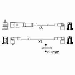 Faisceau d'allumage BOSCH 0 986 356 334 - Vue supplémentaire 6