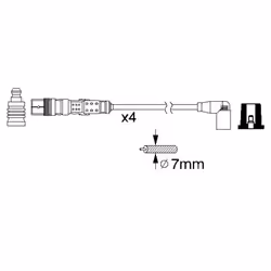 Faisceau d'allumage BOSCH 0 986 356 331 - Vue supplémentaire 5