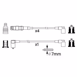 Faisceau d'allumage BOSCH 0 986 356 333 - Vue supplémentaire 6