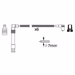 Faisceau d'allumage BOSCH 0 986 356 321 - Vue supplémentaire 6