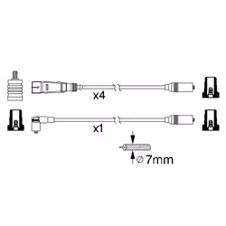 Faisceau d'allumage BOSCH 0 986 356 339 - Vue supplémentaire 6