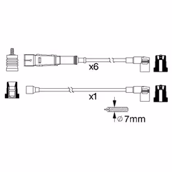 Faisceau d'allumage BOSCH 0 986 356 336 - Vue supplémentaire 5