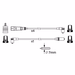 Faisceau d'allumage BOSCH 0 986 356 342 - Vue supplémentaire 6