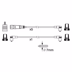 Faisceau d'allumage BOSCH 0 986 356 340 - Vue supplémentaire 6