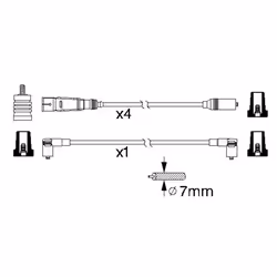 Faisceau d'allumage BOSCH 0 986 356 338 - Vue supplémentaire 6