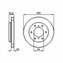 Disque de frein BOSCH 0 986 478 990 avant, ventilé, 1 pièce - Vue supplémentaire 7