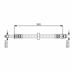 Flexible de frein BOSCH 1 987 476 851
