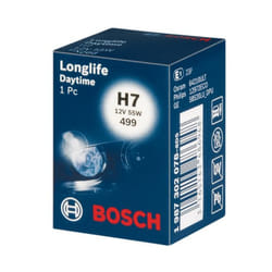 Ampoule halogène BOSCH H7 Longlife Daytime 12V, 55W, 1 pièce
