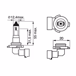 Ampoule secondaire BOSCH H10 Pure Light 12V, 42W, 1 pièce - Vue supplémentaire 6