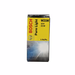 Ampoule secondaire BOSCH W21W Pure Light 12V, 21W, 1 pièce