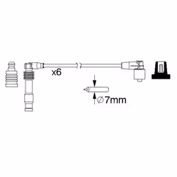 Faisceau d'allumage BOSCH 0 986 357 162 - Vue supplémentaire 6