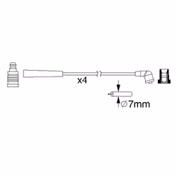 Faisceau d'allumage BOSCH 0 986 357 195 - Vue supplémentaire 6