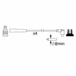 Faisceau d'allumage BOSCH 0 986 357 221 - Vue supplémentaire 6