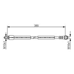 Flexible de frein BOSCH 1 987 476 949 - Vue supplémentaire 6