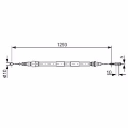 Câble de frein à main BOSCH 1 987 477 630 - Vue supplémentaire 7