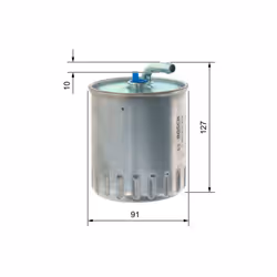 Filtre à carburant BOSCH 1 457 434 416 - Vue supplémentaire 6