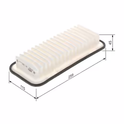 Filtre à air BOSCH 1 457 433 971 - Vue supplémentaire 7