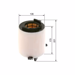 Filtre à air BOSCH 1 457 433 576 - Vue supplémentaire 7