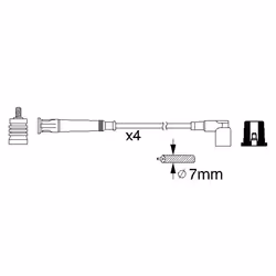 Faisceau d'allumage BOSCH 0 986 356 361 - Vue supplémentaire 6